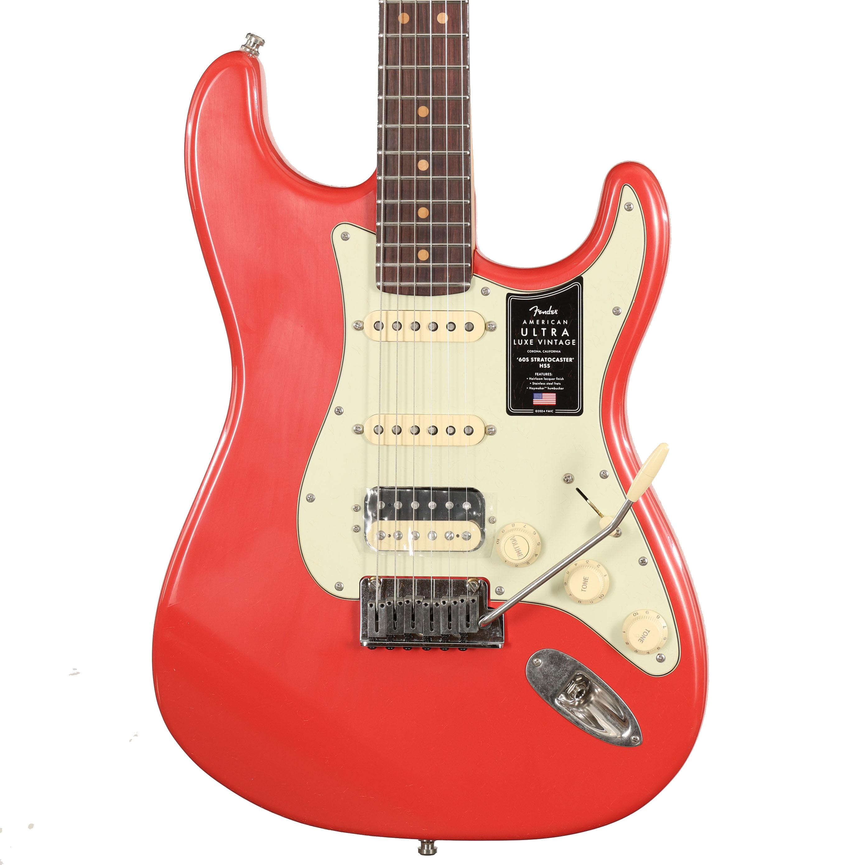 Fender American Ultra Luxe Vintage '60s Stratocaster HSS in Fiesta